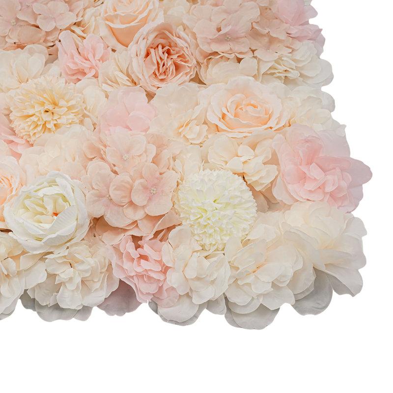 Panneau de roses artificielles 23,6 "x 15,7", Rose