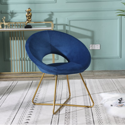 Fauteuil d'appoint moderne 28,35 po Vanezza