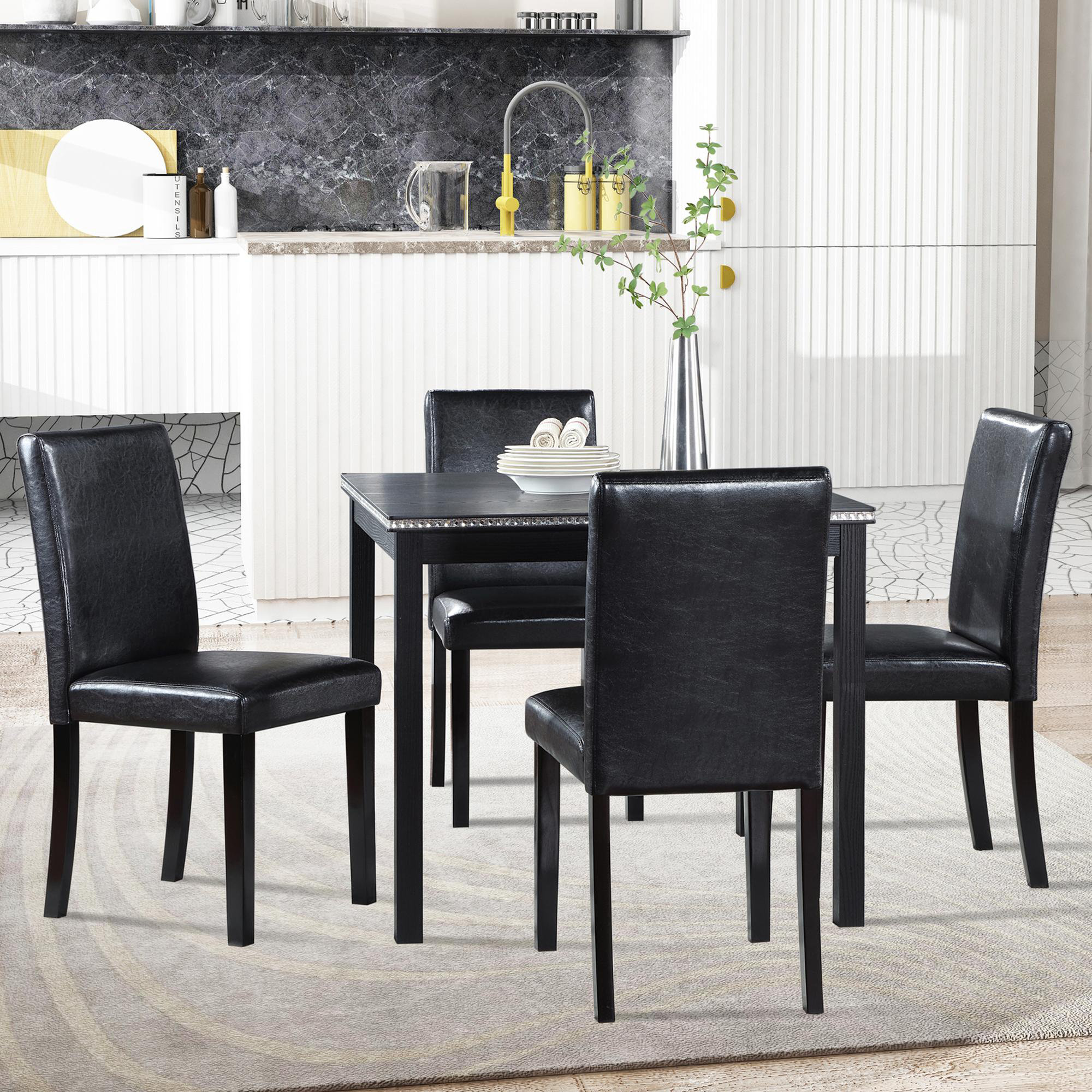 Red Barrel Studio Dining Table Set 5 Pieces - Wayfair Canada