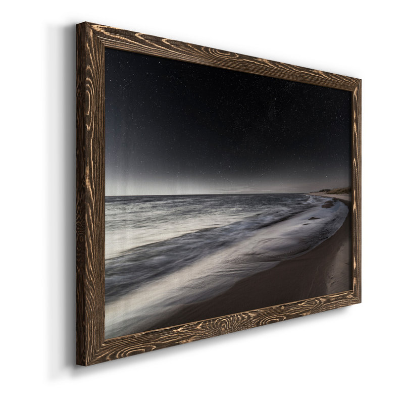 Nuit magique - photographie sur toile encadrée, H 20 po x l 17 po x P 1,5 po, Noyer