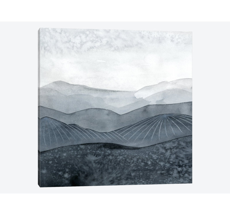 «Blustering Valley I», impression sur toile, H 37 po x l 37 po x P 1,5 po, Toile tendue, Pas de tapis