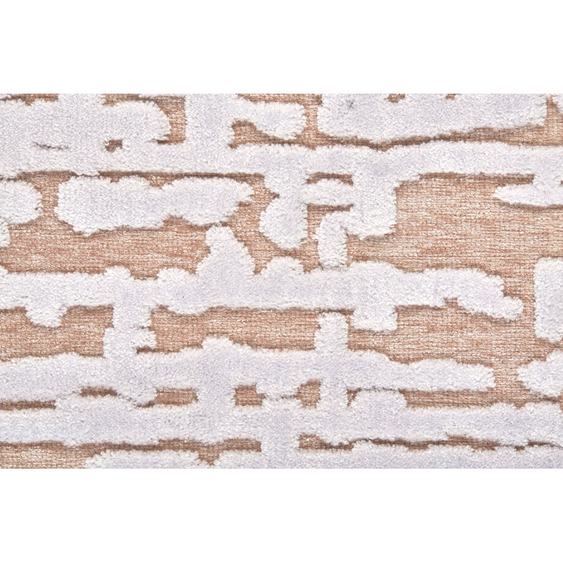 Blush / tapis blanc Ewald, Rond 7'6" x 7'6"
