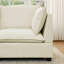 Canapé rembourré 2 places avec 2 coussins lombaires, canapé-lit à assise profonde pour salon, appartement, bureau, studio (2 places)-702266552