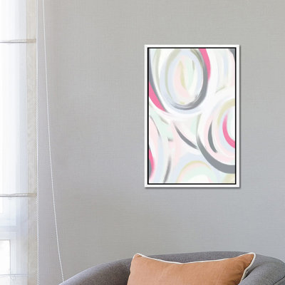 Abstract Pinky III by Leah Straatsma - Painting on Canvas