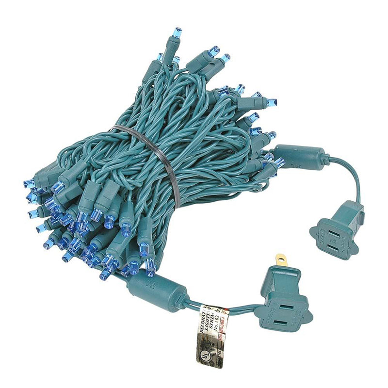 Guirlande lumineuse 100 lumières, Bleu