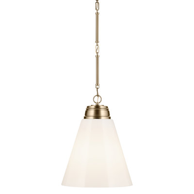 Marsailli 1-Light Medium Pendant with Clear Glass