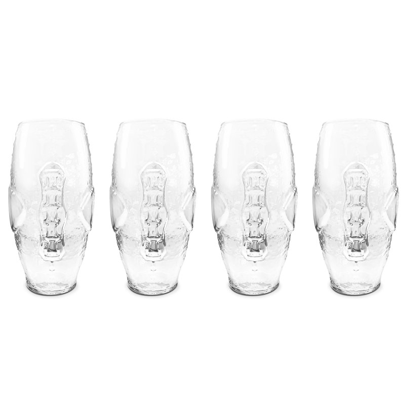 4 verres à bière de football