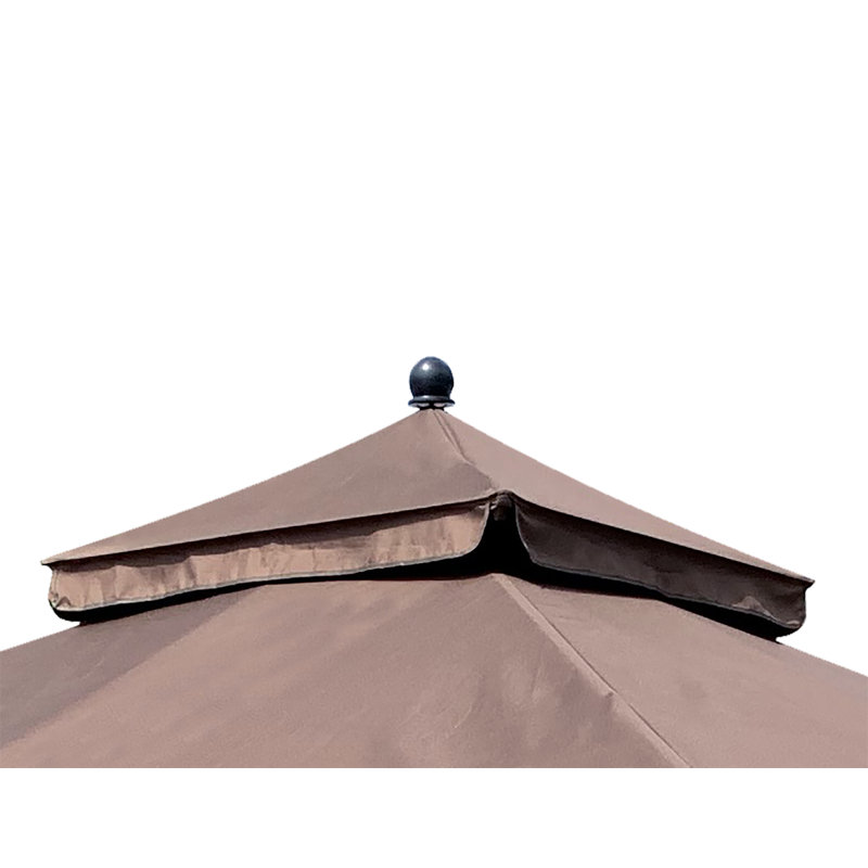 Brown Polyester Replacement Canopy Top for 10' x 12' Gazebo