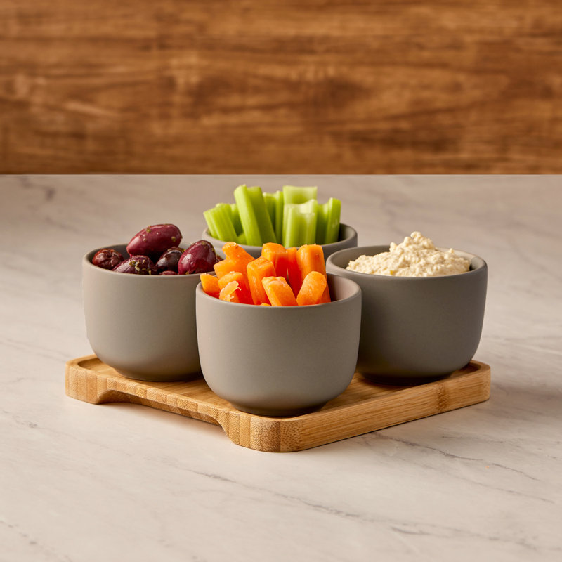 Share Round Bowls, Grey