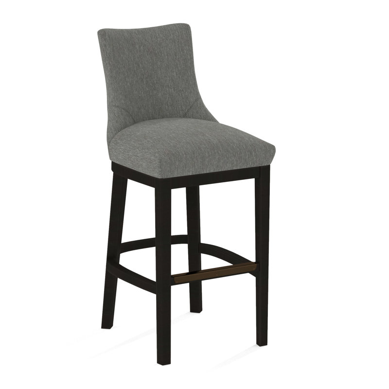Upholstered Stool, 61597-75, Espresso