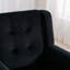 Chaise d'appoint avec pieds noirs pour la maison d'intérieur-686476