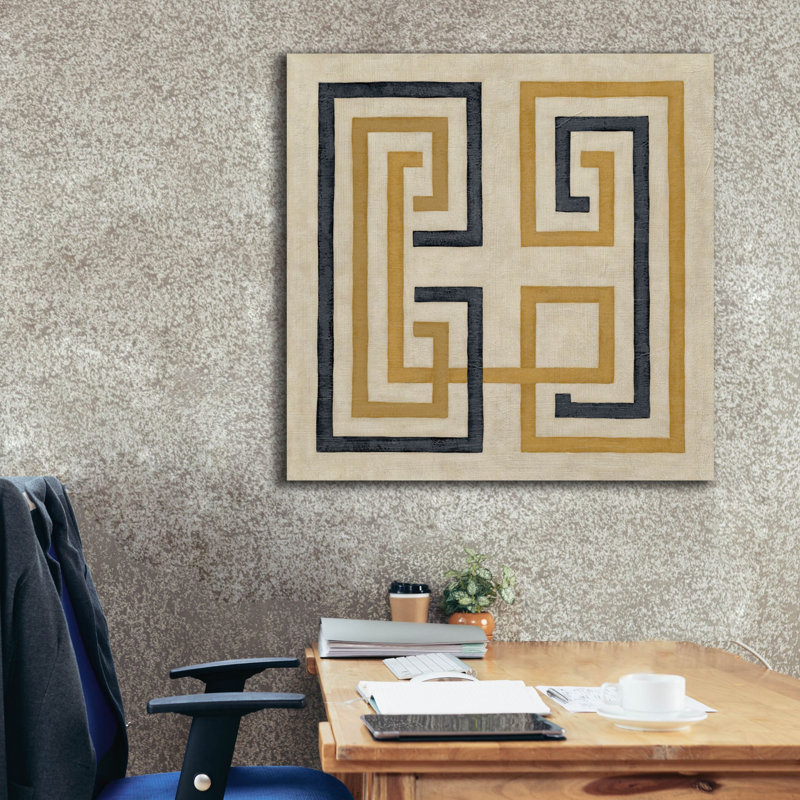  «Diversion 5» par Chariklia Zarris, art mural sur toile, 37 po x 37 po