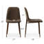 Chaise d'appoint rembourrée avec pieds en métal Jozwiak-457954146