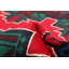 Tapis rouge Teimani 3 pi 5 po x 6 pi 7 po