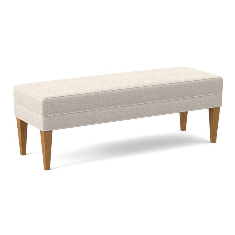 Banc rembourré Livery, Ambre, Neige Polly