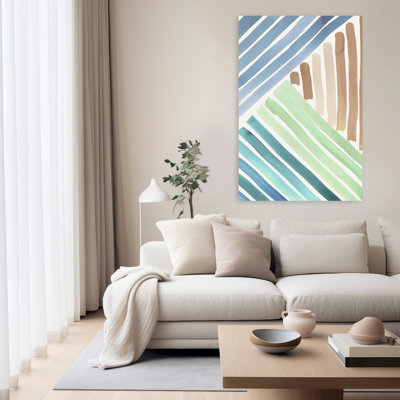 Spectral Symphony II, art géométrique abstrait moderne