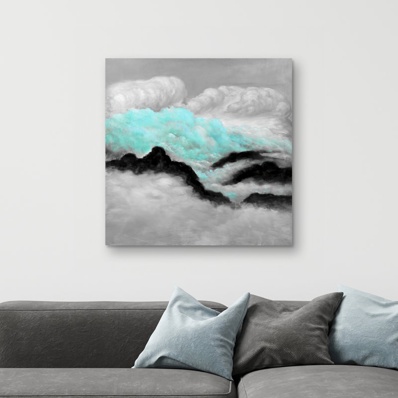 clouds - 32"x32" art on canvas