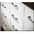 3 3/4'' Hole Pitch Simple and Versatile Spindle-Shaped Furniture Pull-Black-91833401-115676359