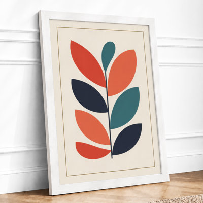 Teal Leaf Ascendant Botanical - Print