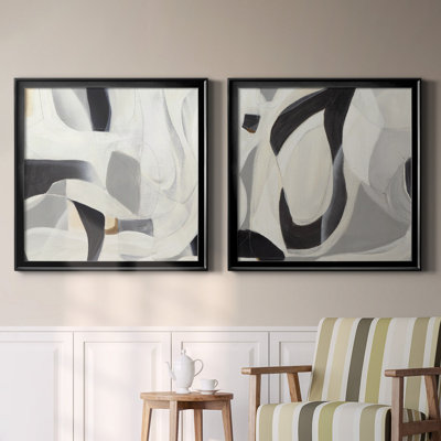 La recherche I - ensemble de 2 reproductions d'art sur toile