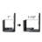 U-Shape Adjustable Wall-Mounted Door Bottom Metal Steel Floor Guide