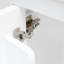 Meuble-lavabo de 20 po avec lavabo, armoire de salle de bain avec porte à fermeture douce, support de rangement et tablette ouverte-112367427