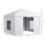 Abri escamotable avec parois latérales Outsunny 9,7 pi x 9,7 pi-545751044