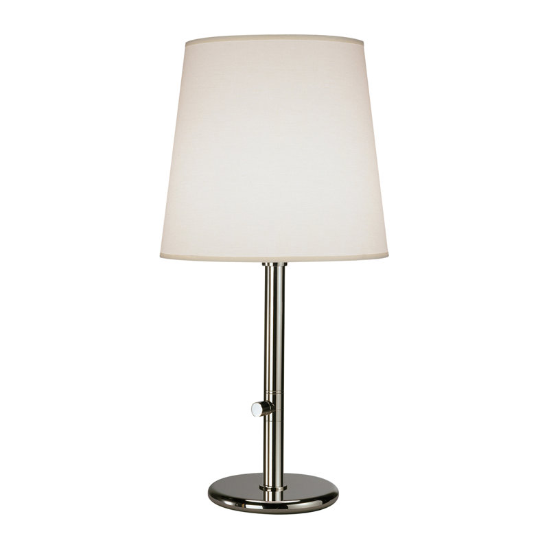 Edison-Inspired Fondine Shade & Polished Nickel Table Lamp