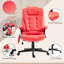 Chaise de bureau en cuir Pu