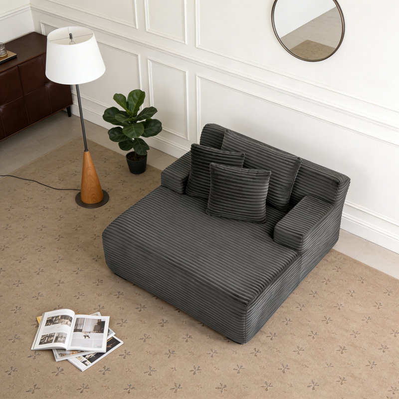 Canapé-lit simple, Dark Gray