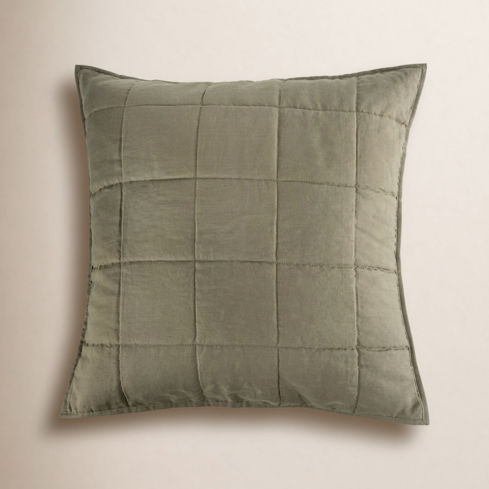 26" x 26" Linen Pillow Cover, Moss