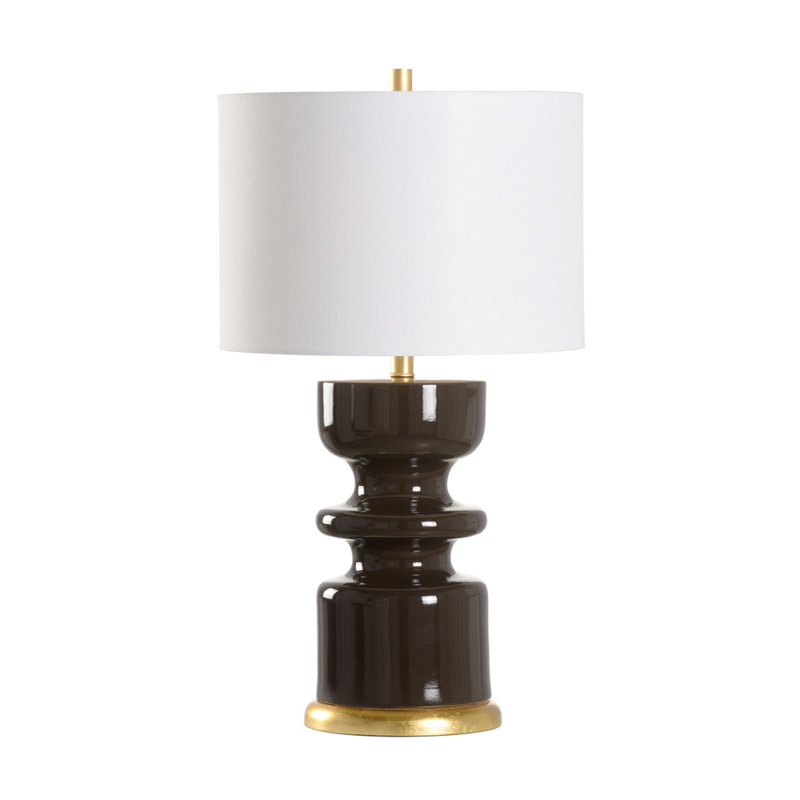 Houston Lamp, Gold/Wine