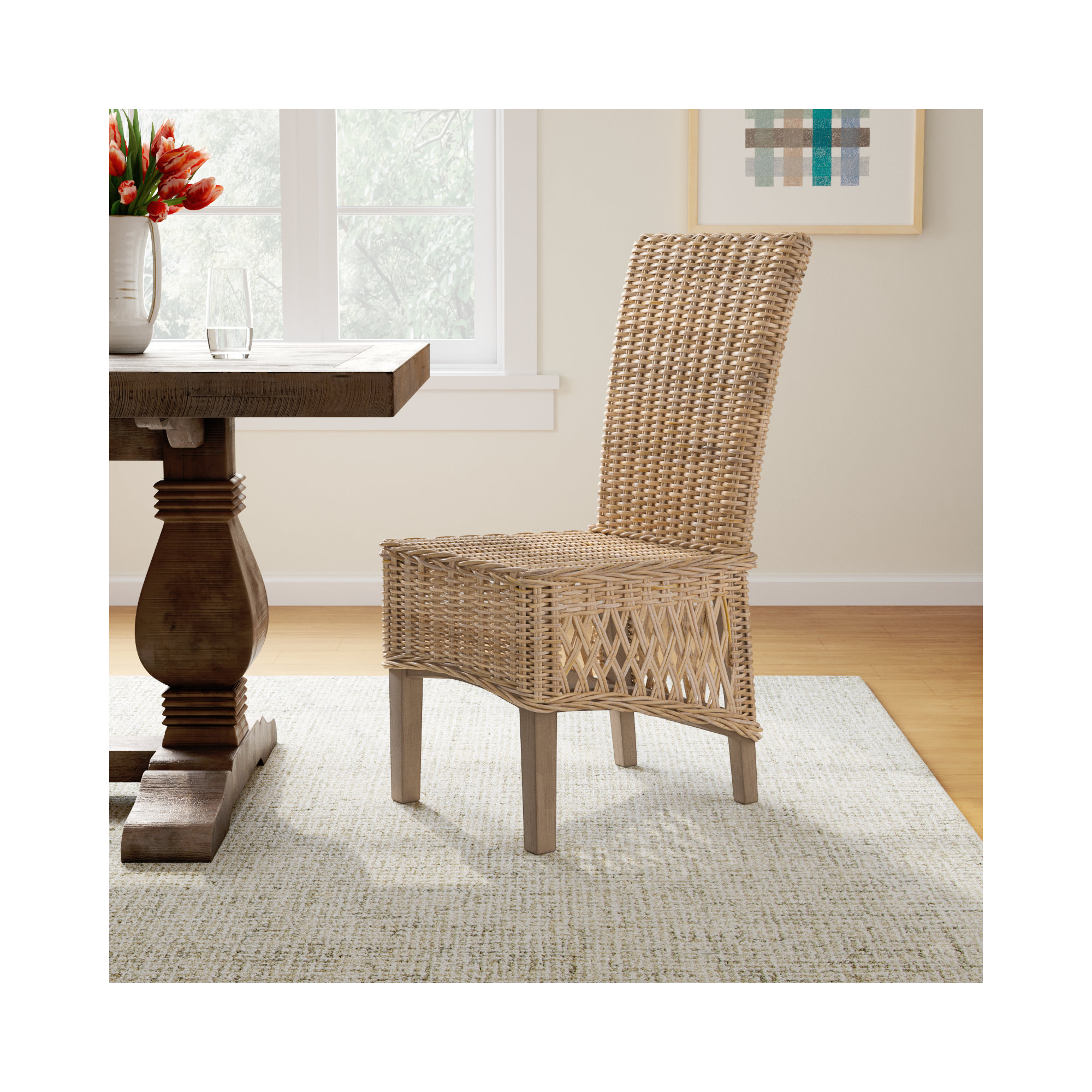 Daviston Rattan Side Chair