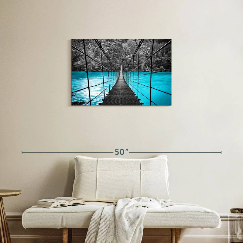 Suspension Bridge, reproduction sur toile, L 20 po x H 30 po