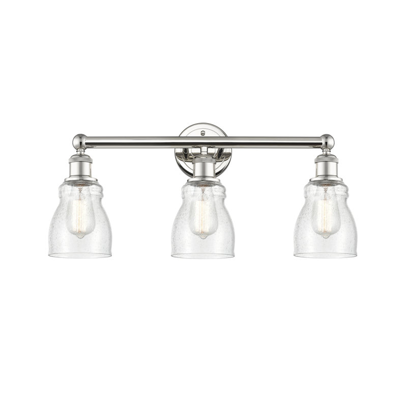 Mccarver 3 - Light Dimmable Vanity Light, Seedy, Polished Nickel