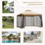 Pavillon de jardin en acier