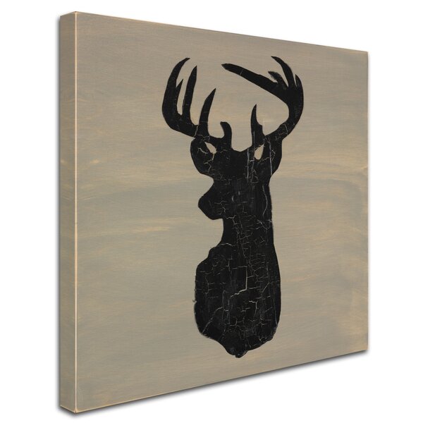 Loon Peak® Love Deer On Canvas by LightBoxJournal Print | Wayfair