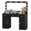 Bureau de coiffeuse 47,2 "avec grand miroir