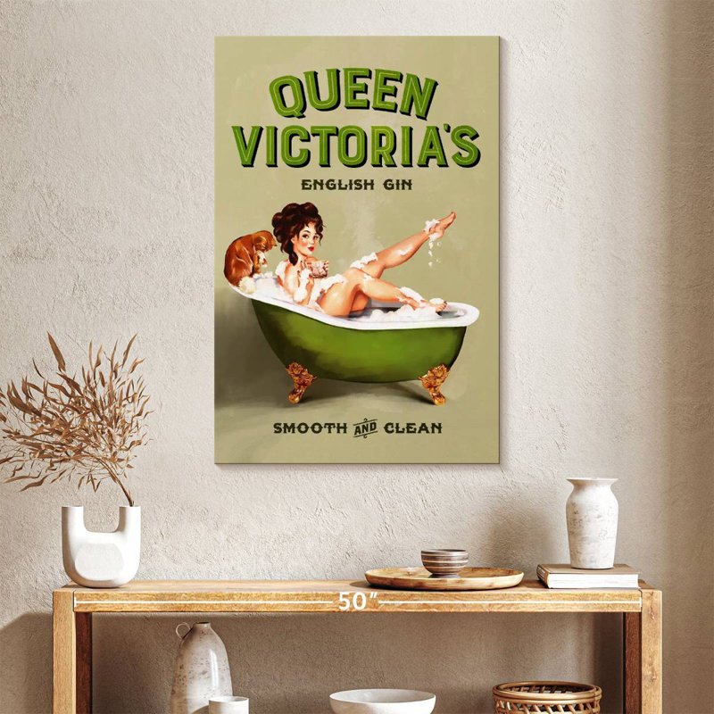 Tergel Queen Victoria Bath, 39" H x 26" W