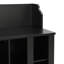 Banc de rangement pour chaussures avec tablettes et 4 crochets, portemanteau élégant avec portemanteau mural, rangement pour vestibule, vestibule, vestibule-812876748