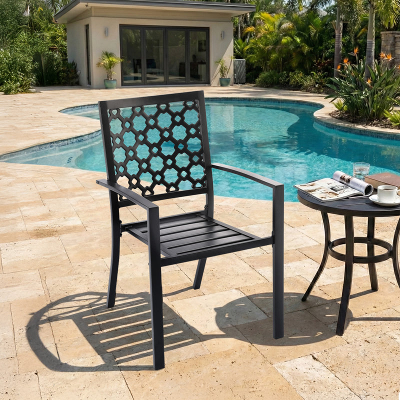  Ensemble de 2 chaises de patio