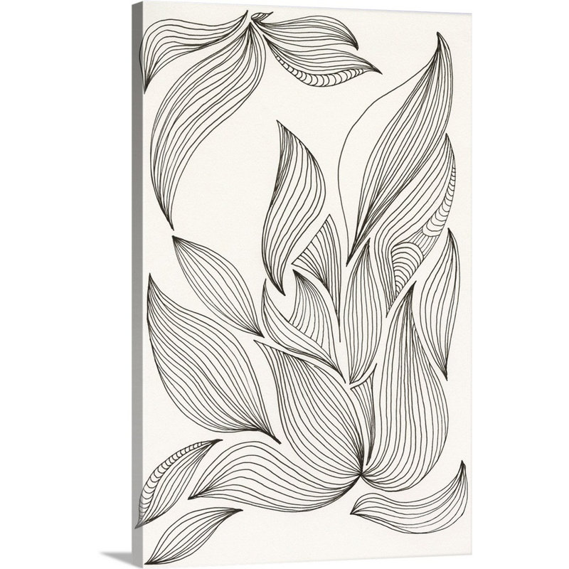 Art mural sur toile Giddy II, Toile tendue, H 36 po x l 24 po