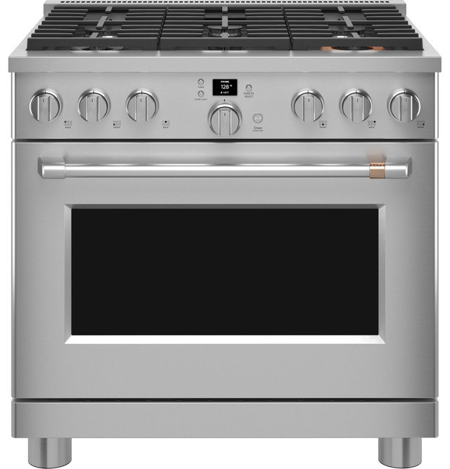 36" 6.2 cu. ft. Smart Slide-In Gas with Convection Oven, Stainless Steel