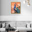 Peacock Garden Dance Canvas Animals Print by Oliver Gal-1976664243-1976664240