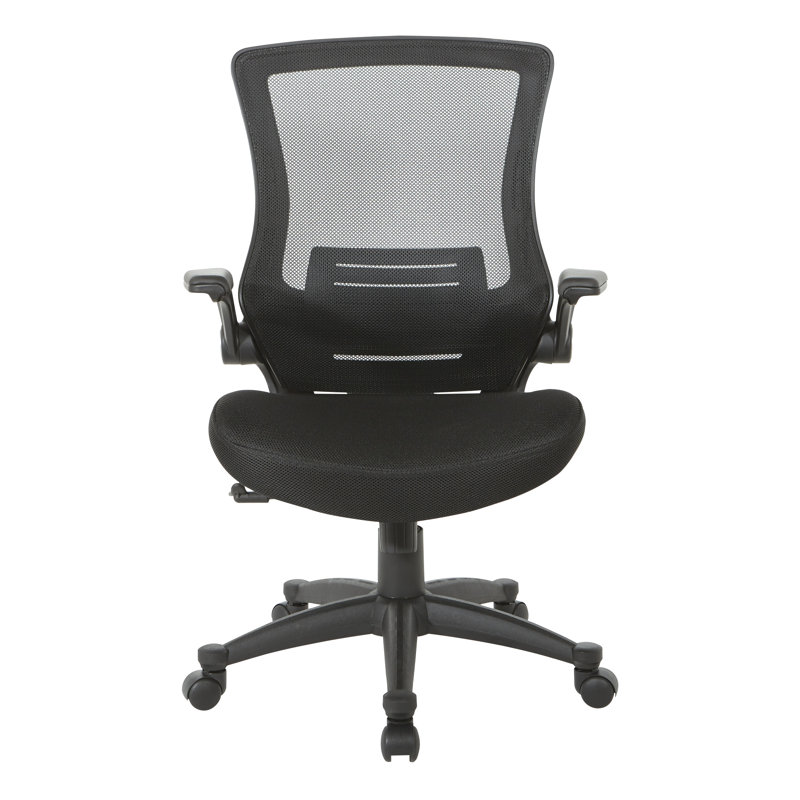 Black Mesh Executive Office Chair with Lumbar Support