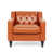 Similicuir orange est en rupture de stock