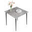 Fung Marble Top Metal Base Dining Table-1382712608