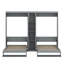 Dual Murphy Beds With Cabinets And Shelves-216933132