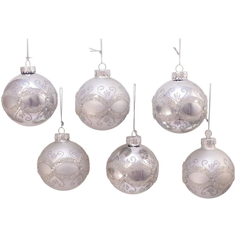 3'' Glass Ball Ornament