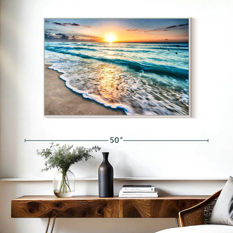 Foam Cancun Berklee, Cadre flottant blanc, 40 po x 27 po